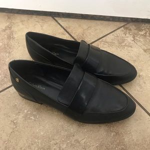 Calvin Klein black loafer shoes